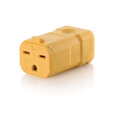 LEVITON Straight Blade Connector, 15A, 6-15R 15659-VY